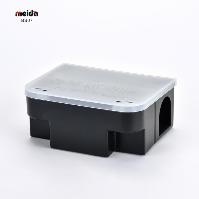 1 Kapazität Langlebiger Kunststoff Rattenmaus Mäuse Nagetier Köder Snap Station Box Schädlingsbekämpfung 2