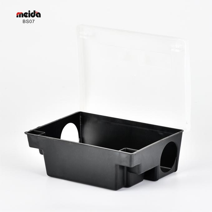 1 Kapazität Langlebiger Kunststoff Rattenmaus Mäuse Nagetier Köder Snap Station Box Schädlingsbekämpfung 5
