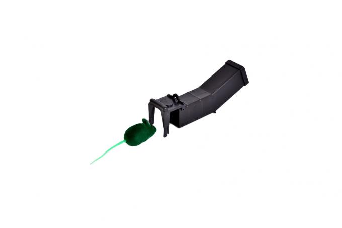 0.5kg Kunststoff-Tunnel Humane Art Maus-Maus-Falle-Fanger keine Tötung Nagetier-Kontrolle 17*4*4.1cm 2