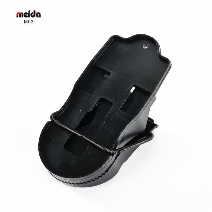 2 Stück Blasenverpackung leistungsstarke Federfalle Maus Mäuse Ratte Nagetier Kontrolle mit Köderplatte 10 * 5 * 4cm 3