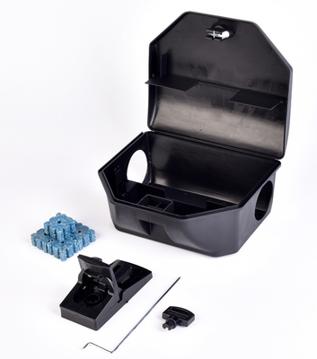 Ein guter Preis. Multifunktionale Plastikbox verriegelbar Rattenmäuse Mausfalle Köderstation mit Platz für Federfalle und Köder 262g Online
